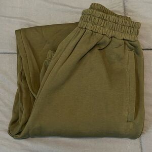 Naked Wardrobe Green Sweatpants Size XS